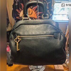 Dolce and Gabbana Forest green shoulder leather Handbag
